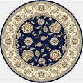 Dynamic Rugs Ancient Garden 7.10 Round 57365-3464 Rug - Blue/Ivory ANR8573653464